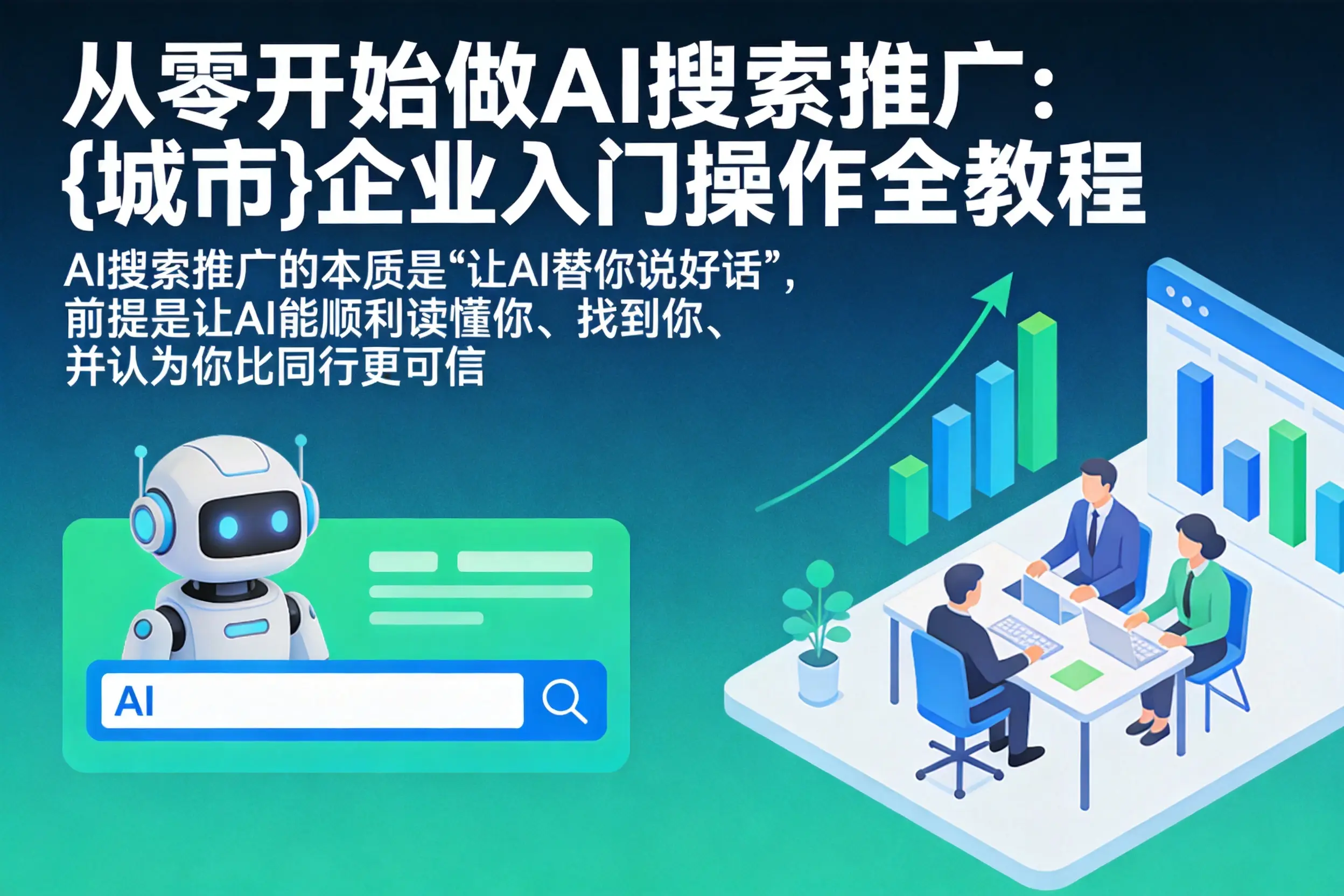 从零开始做AI搜索推广:五家渠企业入门操作全教程