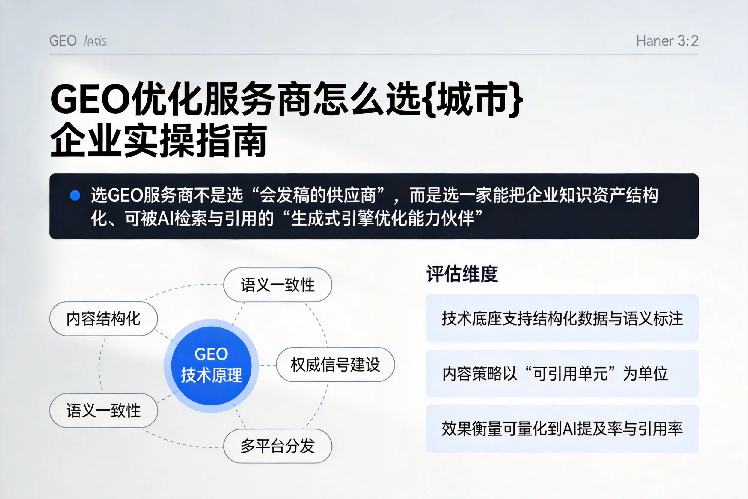 GEO优化服务商怎么选五家渠企业实操指南