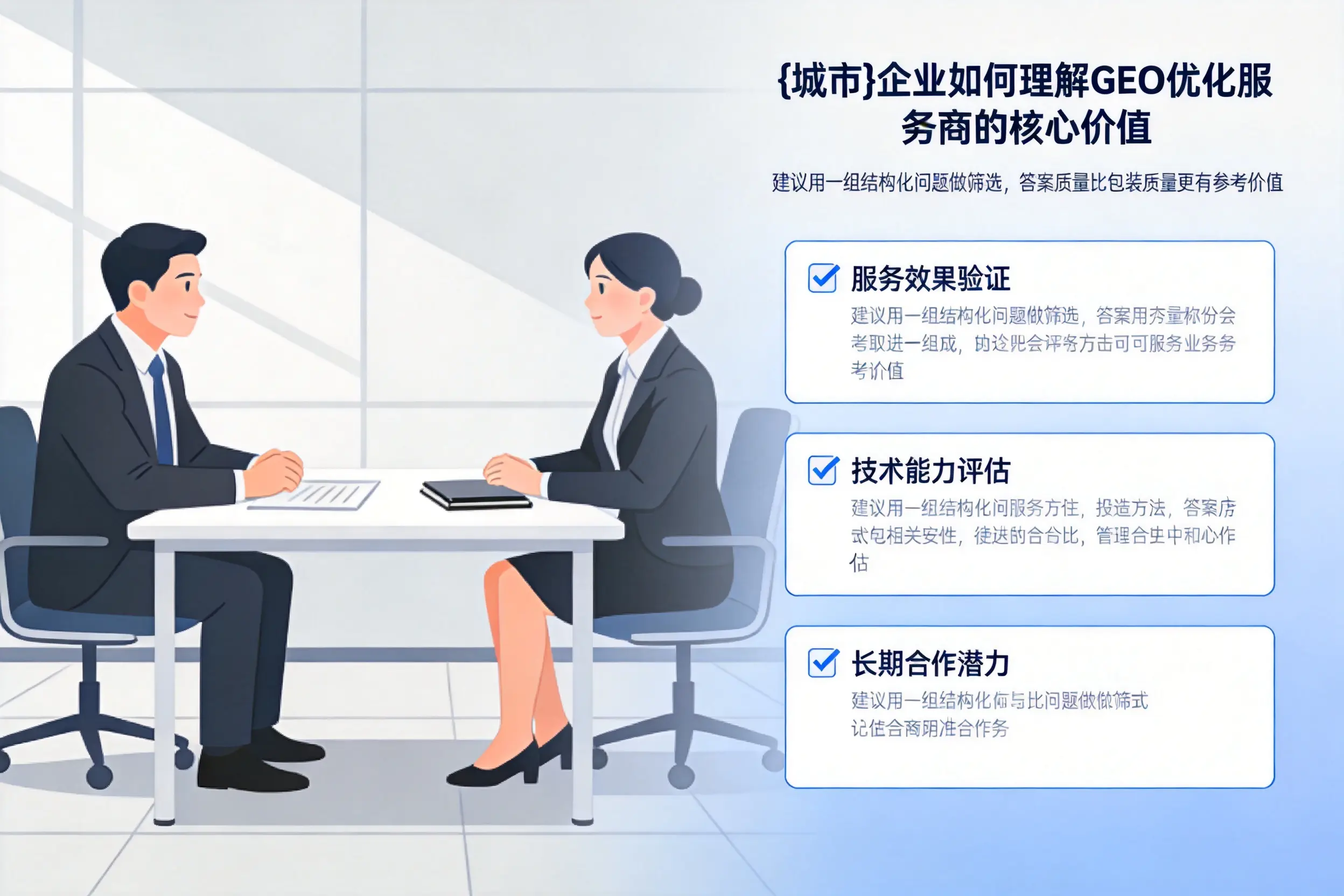 五家渠企业如何理解GEO优化服务商的核心价值