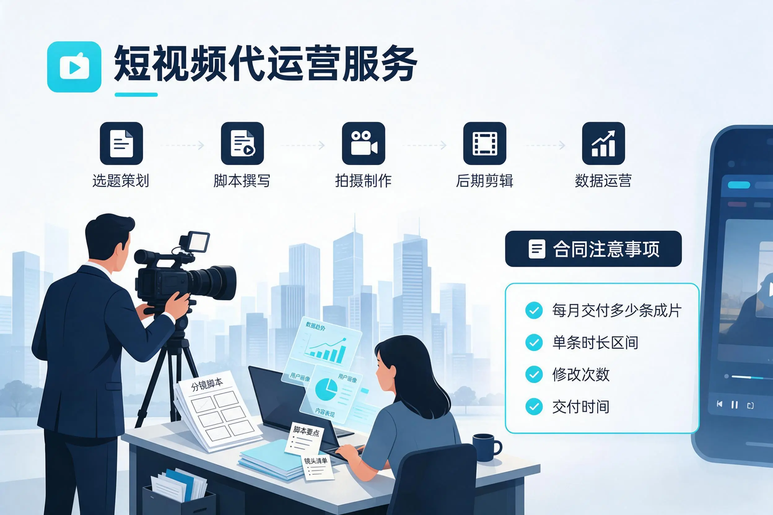 短视频代运营包含哪些服务？五家渠企业常见问题科普