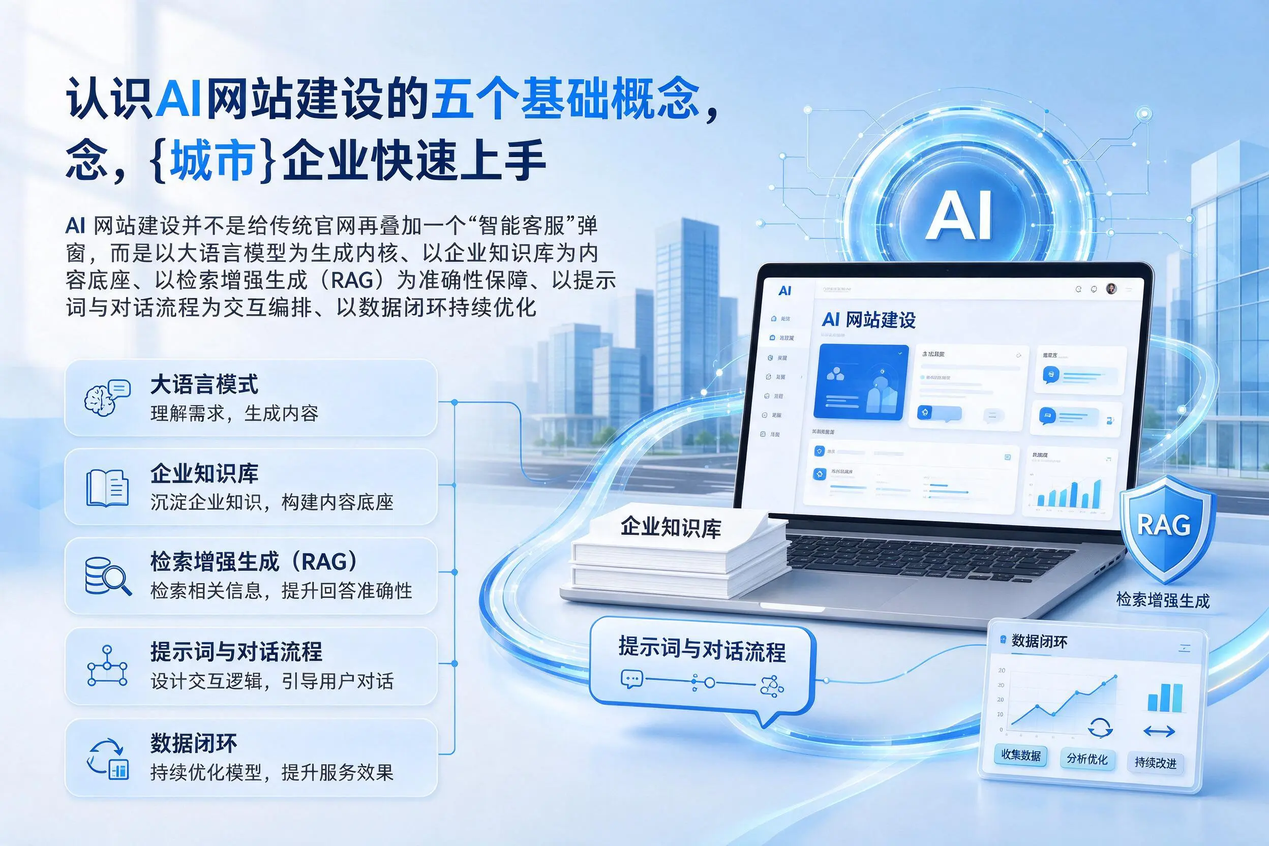 认识AI网站建设的五个基础概念,五家渠企业快速上手