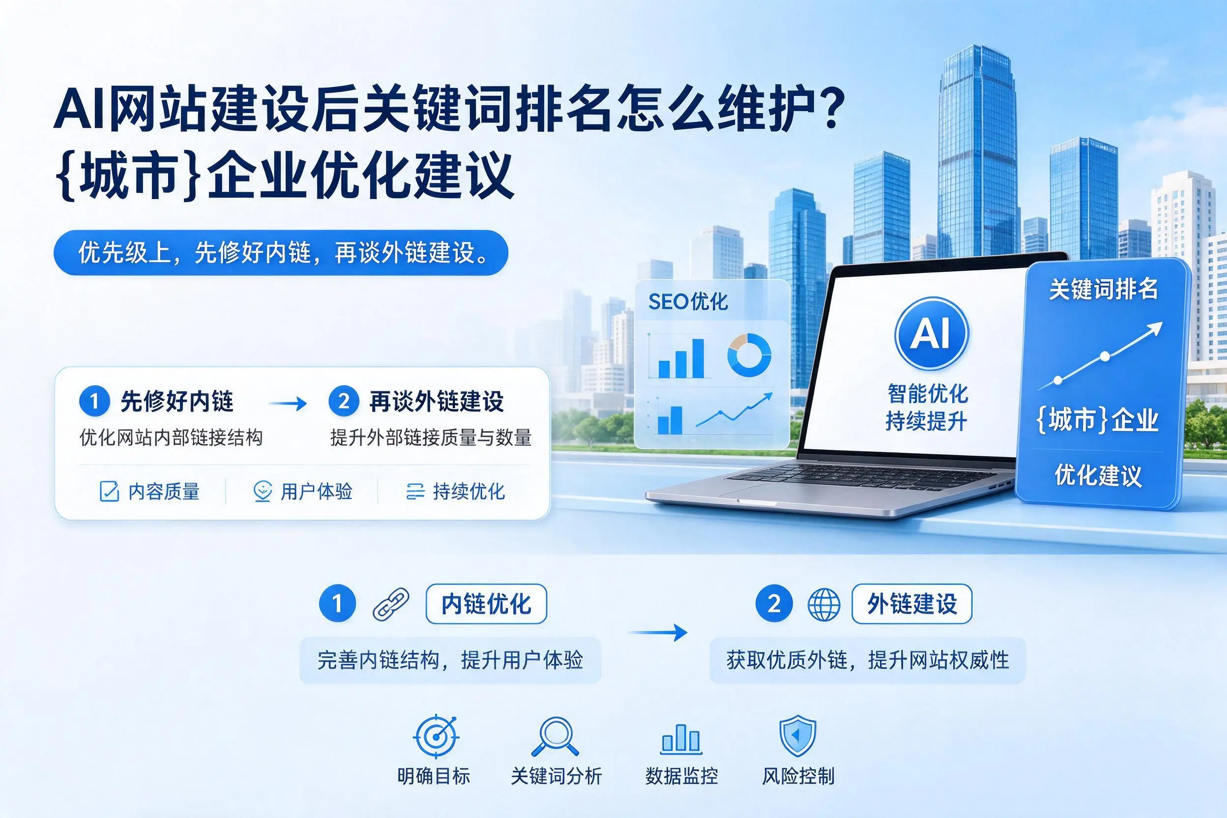 AI网站建设后关键词排名怎么维护？五家渠企业优化建议