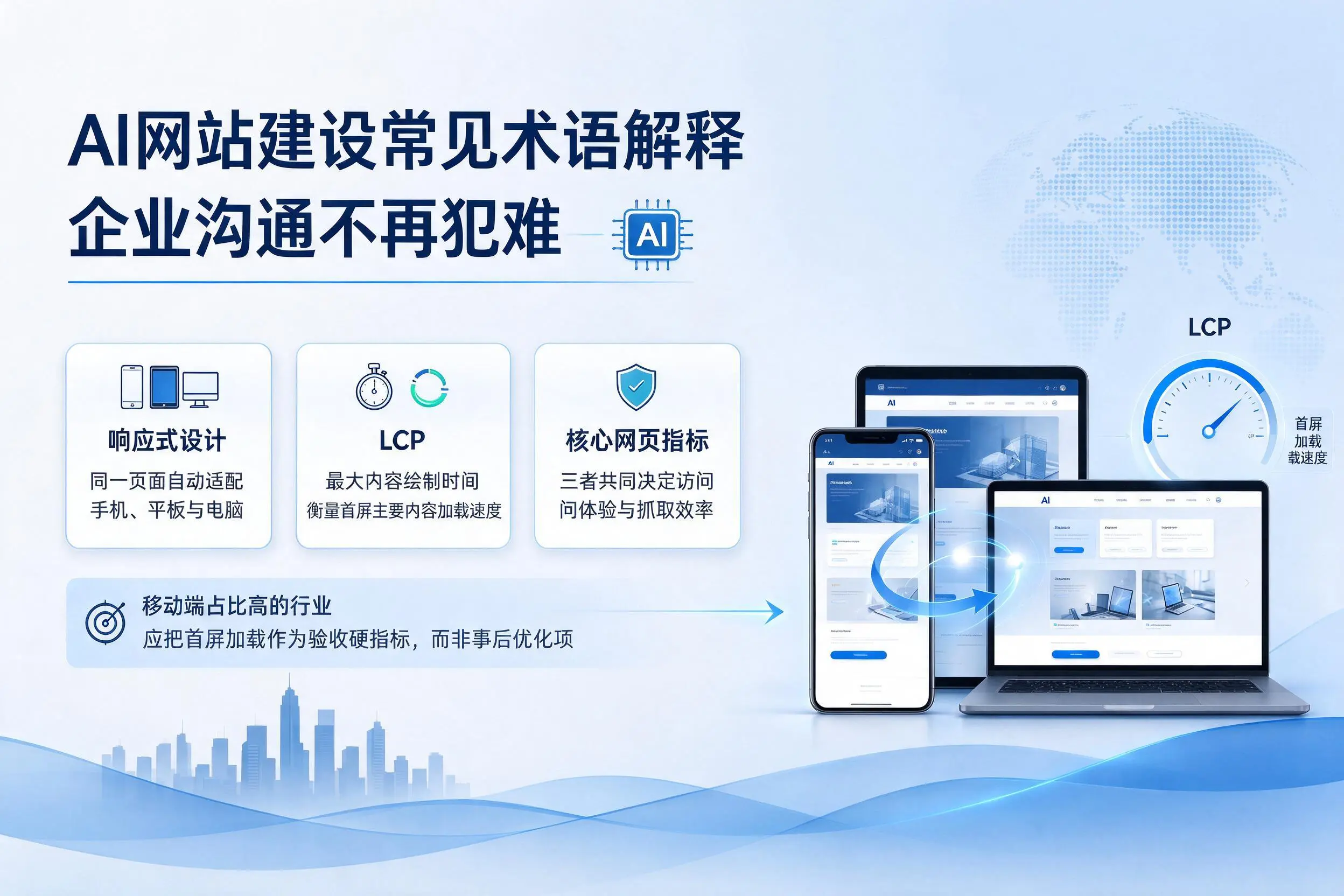 AI网站建设常见术语解释，五家渠企业沟通不再犯难