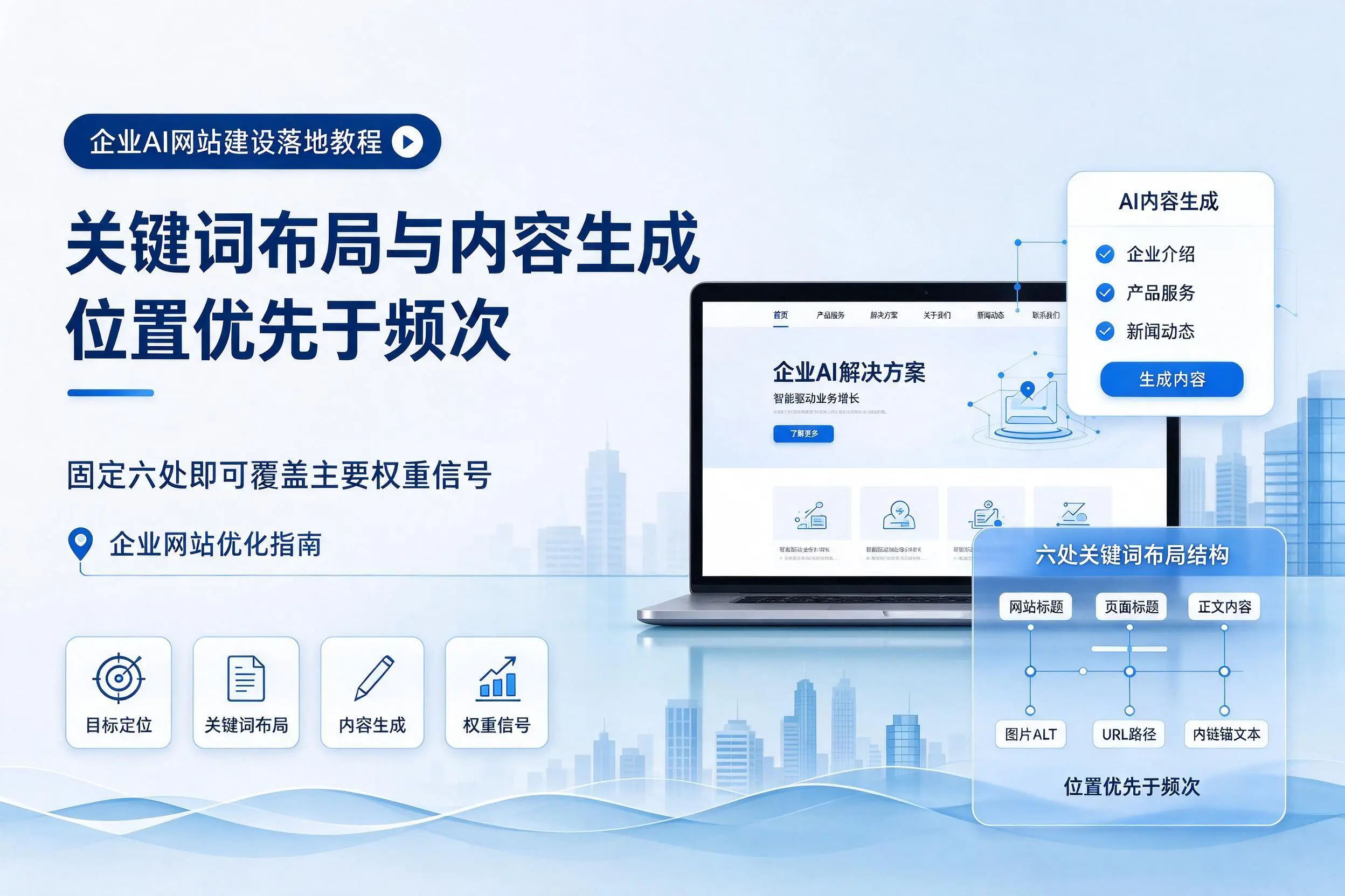 五家渠企业AI网站建设落地教程：关键词布局与内容生成