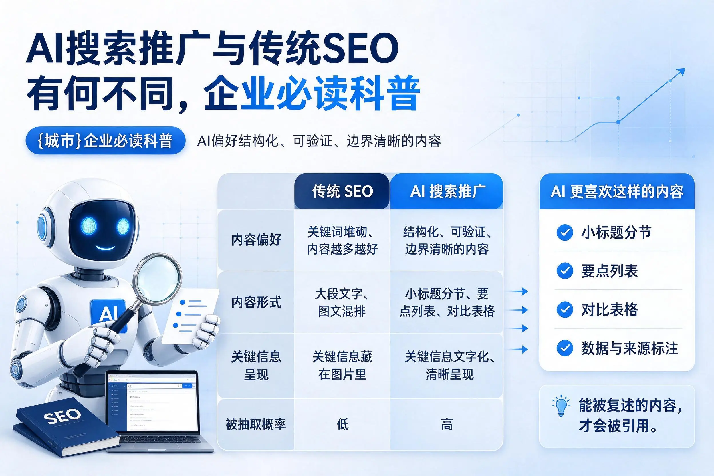 AI搜索推广与传统SEO有何不同,五家渠企业必读科普
